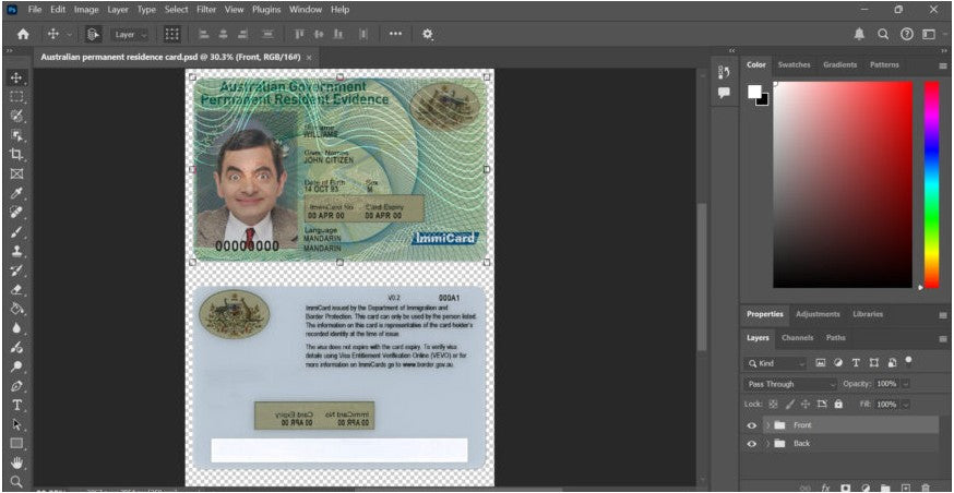 Fake Document All Country Passport Driver License And Other PSD Template 2025