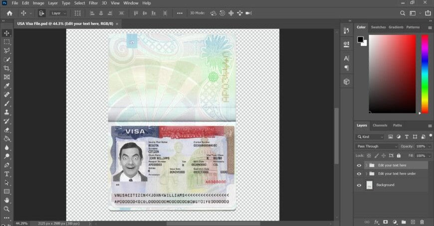 Fake Document All Country Passport Driver License And Other PSD Template 2025
