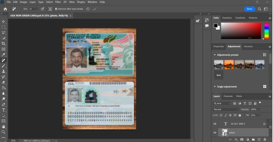Fake Document All Country Passport Driver License And Other PSD Template 2025