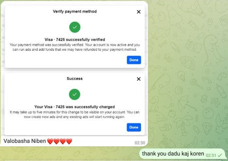 Facebook Ads - Visa OTP Bypass Tools 2025