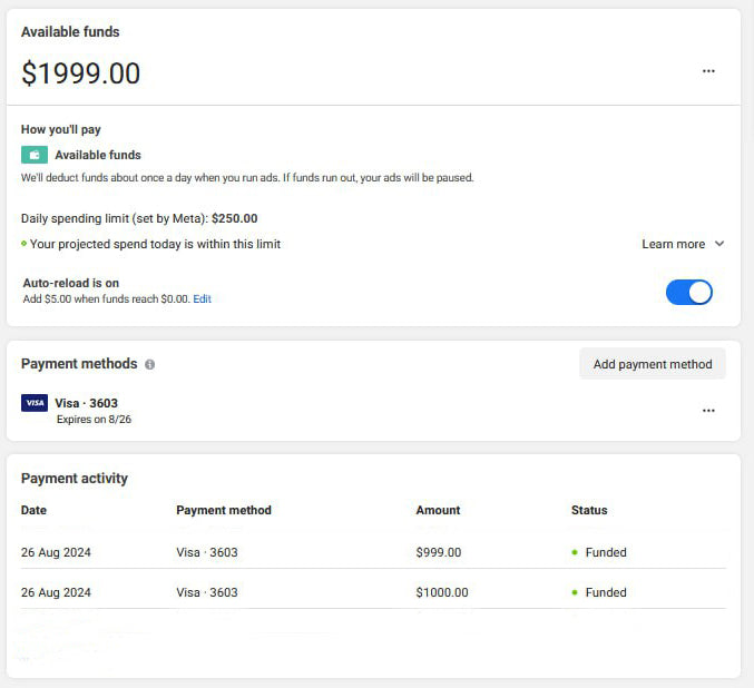 Facebook Add Funds Java Cord High BIN Method Available