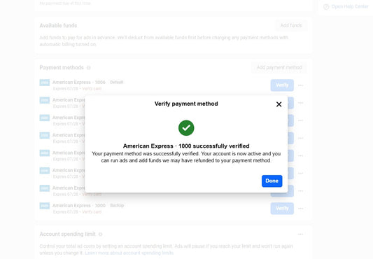 Facebook Ads Auto Pay Amex OTP Bypass Tools 2025