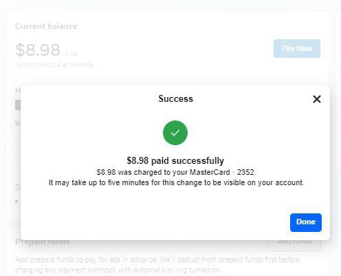 Facebook Ads Auto Pay High Balance BIN Method Available